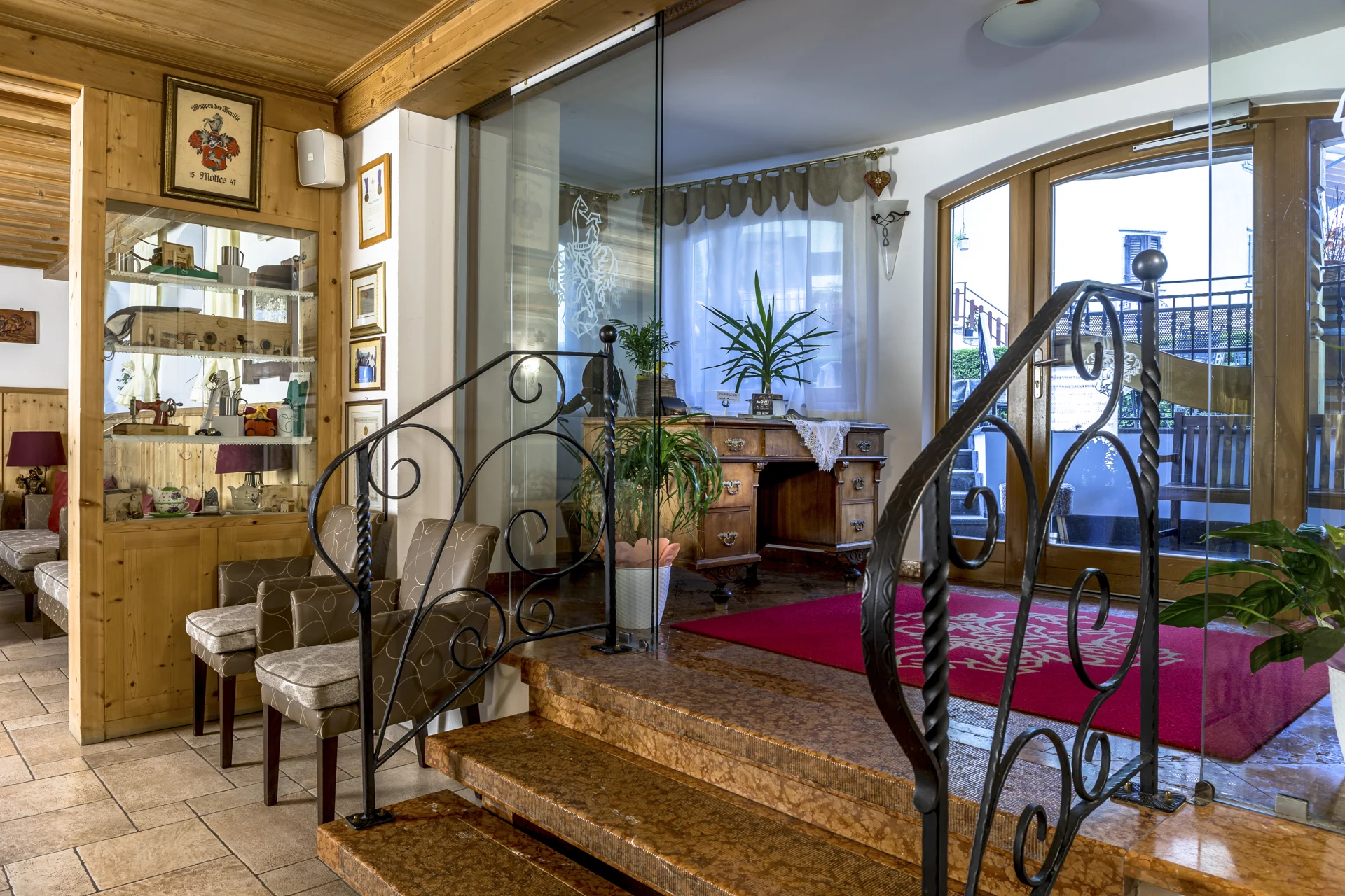 Reception dell’Hotel Paganella