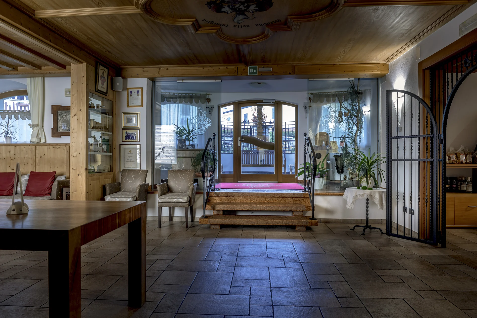 Ingresso dell’Hotel Paganella